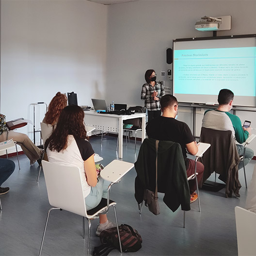 Foto de alumnos en una formación de Cristina Casas